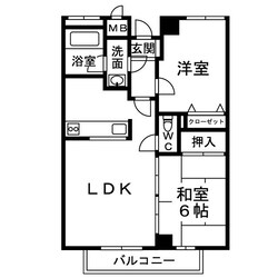 プレステージフジ忠岡壱番館の物件間取画像